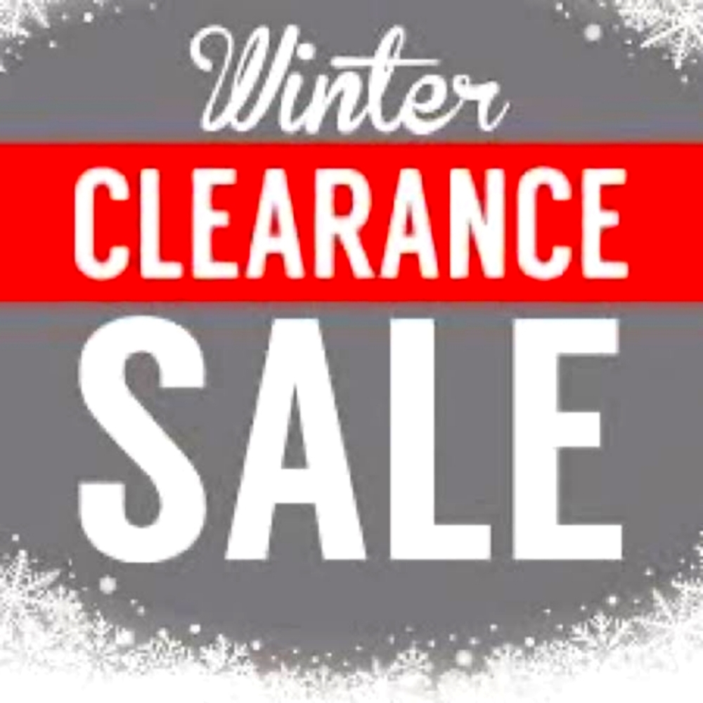 50% OFF WINTER ITEM CLEARANCE!!